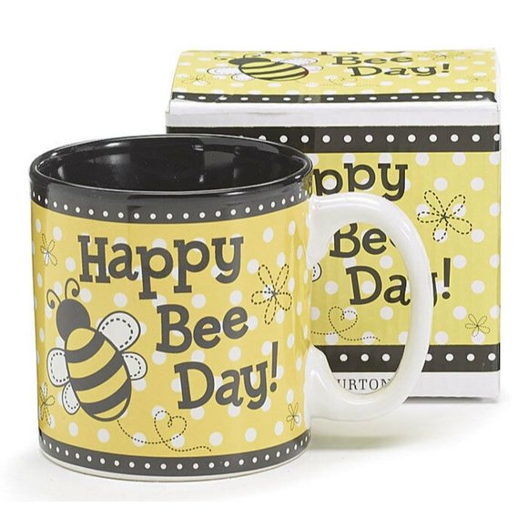 Happy Birthday Day Mug 13 oz BURTON + BURTON  Coffee Mug GIFT NEW in BOX - Picture 1 of 6